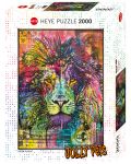 Puzzle Heye de 2000 piese - Inima de leu - 1t