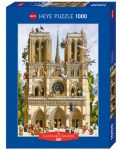 Puzzle Heye de 1000 piese - Sa traiasca Notre Dame!, Jean-Jaques Loup - 1t