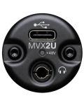 Adaptor pentru microfon Shure - MVX2U, XLR/USB, negru - 4t