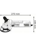 Șlefuitor unghiular Bosch - Professional GWS 750, 750 W, Ø 115 mm	 - 3t