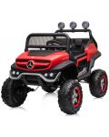 Mașinuță electrică jeep Chipolino - Mercedes Unimog, rosie - 2t