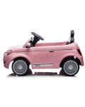 Mașină cu acumulator Chipolino - Fiat 500, roz - 3t