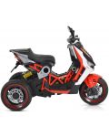 Moni Motocicletă electrică pentru copii  NAPOLI V7RR roșu - 4t