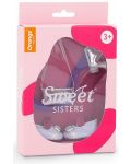 Orange Toys Sweet Sisters Sweet Sisters Accesorii pentru păpuși - Pantofi albastru deschis, geantă și ciucure violet - 2t