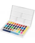 Vopsele de acuarelă Faber-Castell - 36 de culori, În cutie - 2t