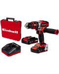 Mașina de găurit cu impact fără fir Einhell - Power X-Change, TE-CD 18/48 Li-i, 2x2.0Ah - 3t