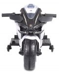 Motocicleta cu acumulator Moni - Ninja Duo, alba - 2t