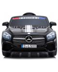 Mașină reîncărcabilă KikkaBoo - Licențiat Mercedes Benz SL500 Police, negru - 2t