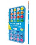 Vopsele acuarele Mitama - 36 de culori, lavabile - 1t