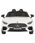 Mașinuță electrică  Moni - Mercedes-Benz DK-SL63 , albă  - 2t