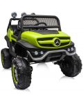 Mașinuță electrică jeep Chipolino - Mercedes Unimog, verde - 9t