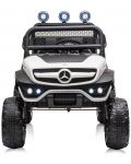 Mașinuță electrică jeep Chipolino - Mercedes Unimog, alb - 2t