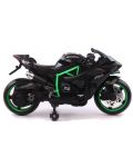 Motocicleta cu acumulator cu trei roti Moni - Ninja, neagra - 3t