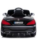 Mașină reîncărcabilă KikkaBoo - Licențiat Mercedes Benz SL500 Police, negru - 3t