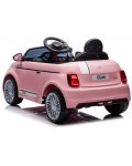 Mașină cu acumulator Chipolino - Fiat 500, roz - 4t