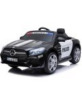 Mașină reîncărcabilă KikkaBoo - Licențiat Mercedes Benz SL500 Police, negru - 1t