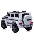 Mașina cu acumulator pentru copii Chipolino - Mercedes G63 AMG, alb - 4t