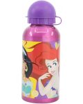 Sticlă din aluminiu Stor - Disney Princess, 400 ml - 2t