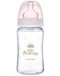 Biberon anticolici Canpol Easy Start - Royal Baby, roz, 240 ml - 1t