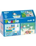 Puzzle in casuta APLI Kids, 24 piese - Casa mea - 1t