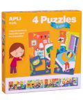 Puzzle-joc de asociere APLI - In casa - 1t