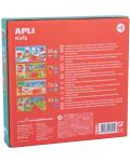 Joc-puzzle de asociere APLI - Anotimpuri - 2t