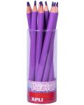 Creion jumbo colorat APLI - Violet - 1t