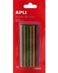 Batoane de silicon pentru lipit, culori stralucitoare APLI – ø 7.5 х 10 cm, 12 bucati - 1t