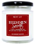 Lumanare parfumata Next Lit Hidden Secrets - vom avea un baietel, in limba engleza - 1t