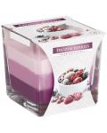 Lumânare parfumată Bispol Aura - Frozen Berries, 170 g - 1t