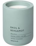 Lumânare parfumată Blomus Fraga - L, Basil & Bergamot, Pine Gray	 - 1t