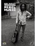 Tablou Art Print Pyramid Music: Bob Marley - Rebel Music - 1t