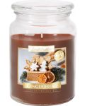 Lumânare parfumată Bispol Premium - Turtă dulce, 500 g - 1t
