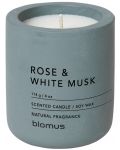 Lumânare parfumată Blomus Fraga - S, Rose & White Musk, FlintStone	 - 1t
