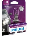 Bec auto Philips - H1, Vision plus +60% more light, 12V, 55W, P14.5s  - 1t