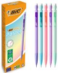 Creion automat BIC Matic - Pastel, 0,7 mm, HB, asortiment - 2t