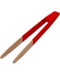 Cârlige de bambus Pebbly - 24 cm, roșu - 1t