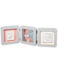 Baby Art Hand and Foot Print - Modern Trendy White Frame BA -00015 alb - 1t