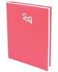 Spree Pastel Notebook - Copertă tare, roșu, 168 de foi, 2024 - 1t
