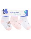 Ciorapi de vara pentru bebelusi KikkaBoo - Dream Big, 6-12 luni, 3 buc, Pink - 1t