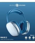 Căști wireless cu microfon Cellularline - MS Maxi 2, albastru - 3t