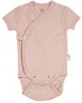 Body pentru bebeluși Bio Baby - Bumbac organic, roz - 1t