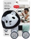 Jucărie pentru bebeluși Tiny Love Decor alb-negru - Rulouri mici, George Lion - 6t