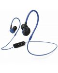 Casti sport HAMA "Active BT", In-Ear, Bluetooth, Microfon, negru/albastru - 1t