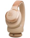 Căști wireless JBL - Live 770NC, ANC, Sand - 5t