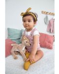 Salopeta pentru bebeluși Lassig - Cozy Knit Wear, 50-56 cm, 0-2 luni, roz - 4t