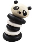 Zornaitoare din lemn pentru bebelusi Classic World - Panda - 1t