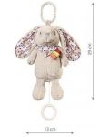 Jucărie pentru copii Babyono - Millie Bunny, cu cutie muzicală - 7t