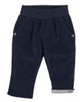 Pantaloni pentru bebelusi Sterntaler - Din catifea, 74 cm, 7-12 luni, albastru inchis - 1t