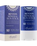 Benton Stick de protecție solară minerală, SPF50+, 15 g - 1t